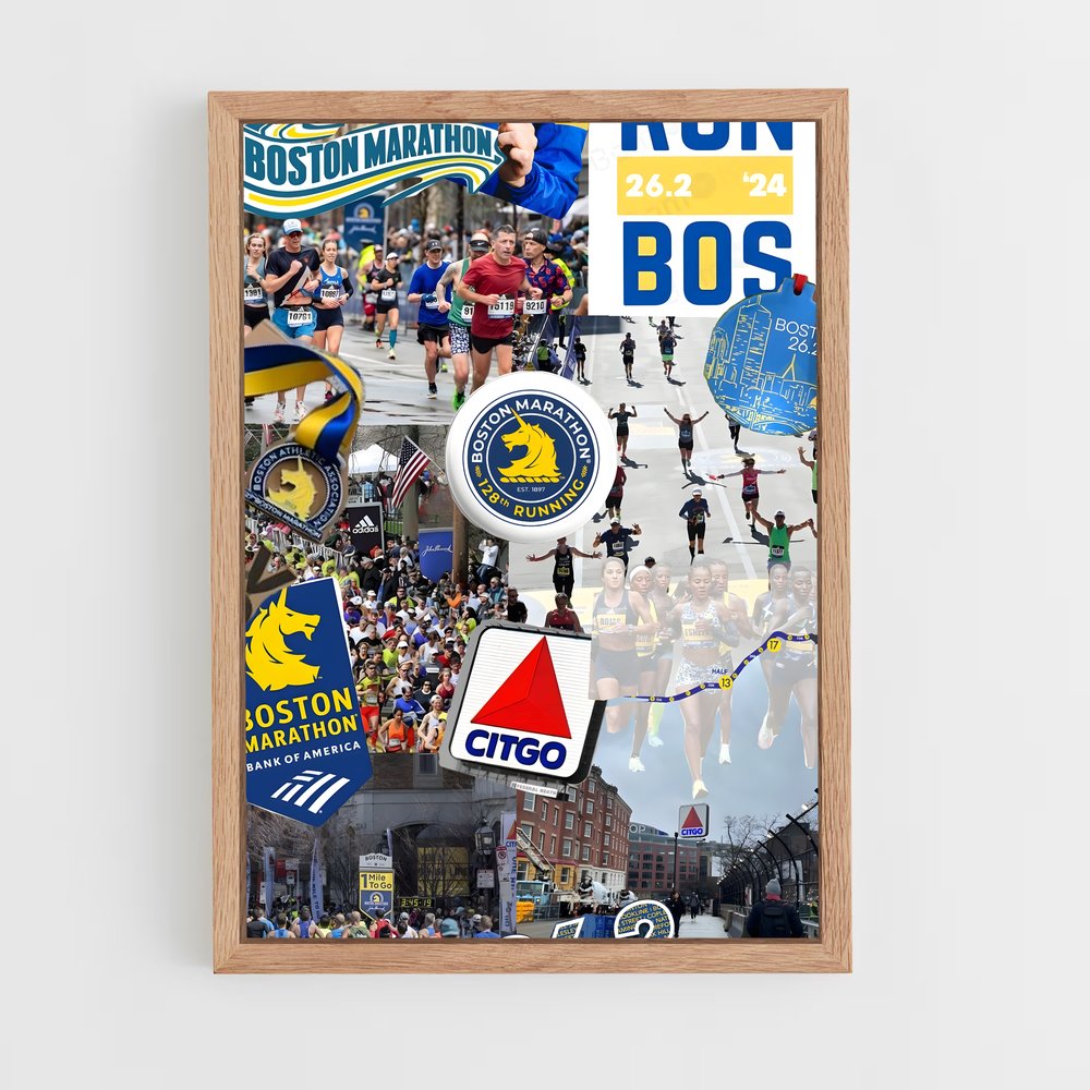 Poster Boston Run – affiche Athlétisme (vue 4)